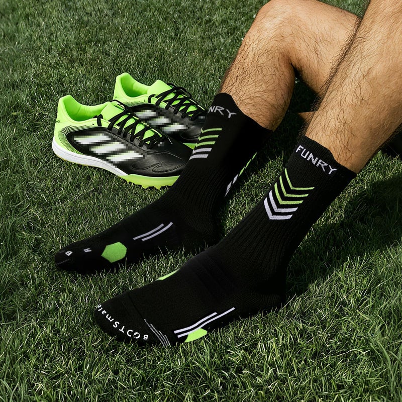 FUNRY Store BOOTSmate Grip Socks Soccer,Ultra Non-Slip,Breathable Soccer Socks for Runing & Basketball, Unisex Fit for Men & Women - Image 3